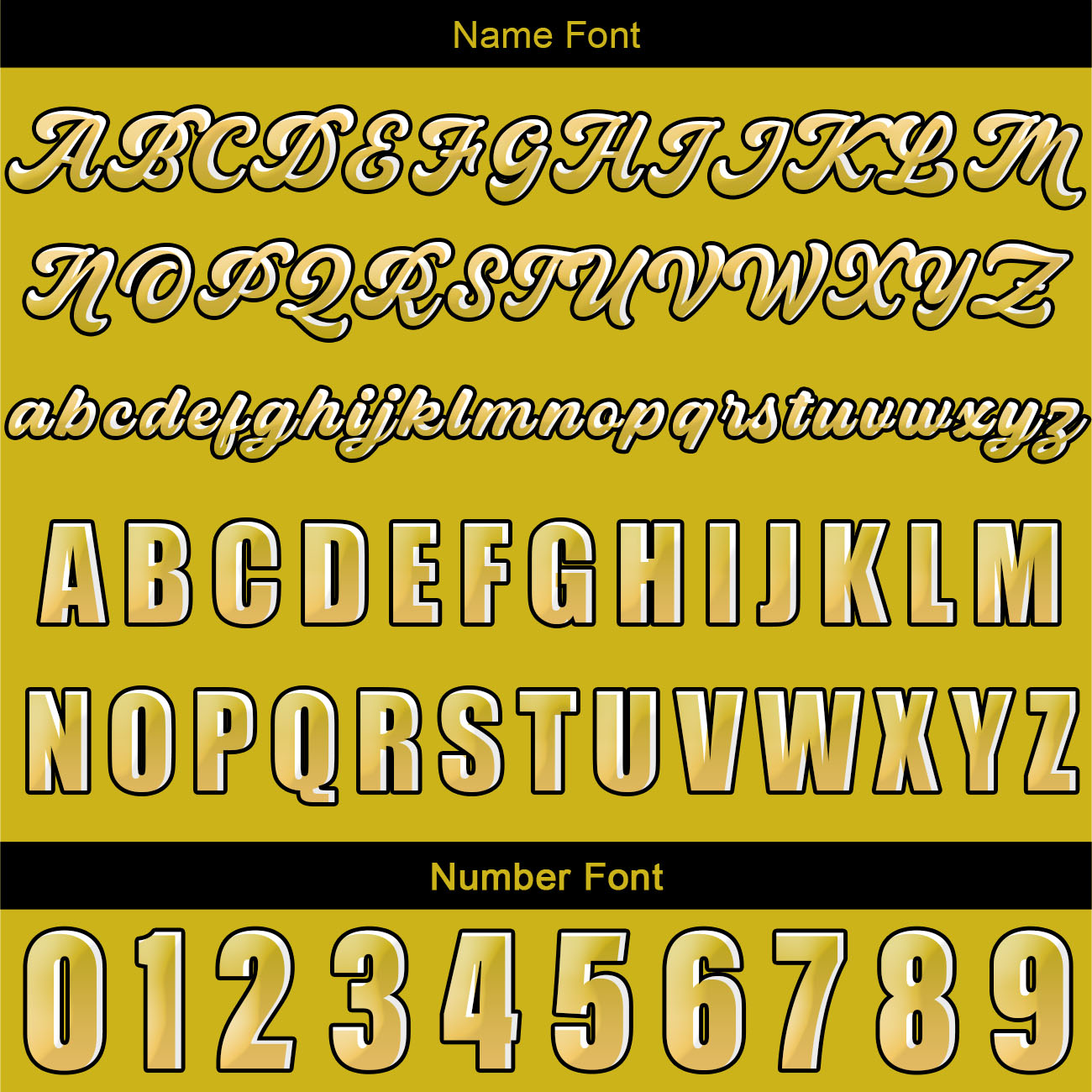 Custom Yellow Baseball Jersey Print Personalized Name, Number and Logo