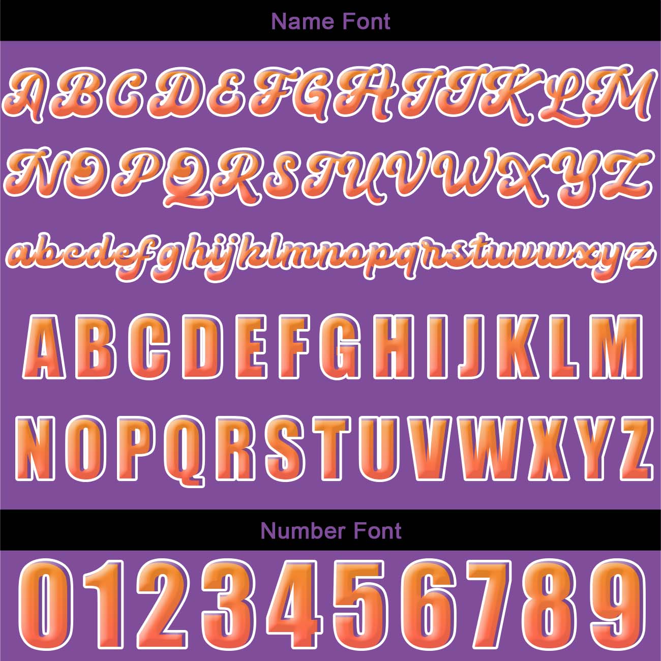 Custom Purple Orange Button Down Baseball Jersey for Men Women Adult Youth Print Name Number Logo