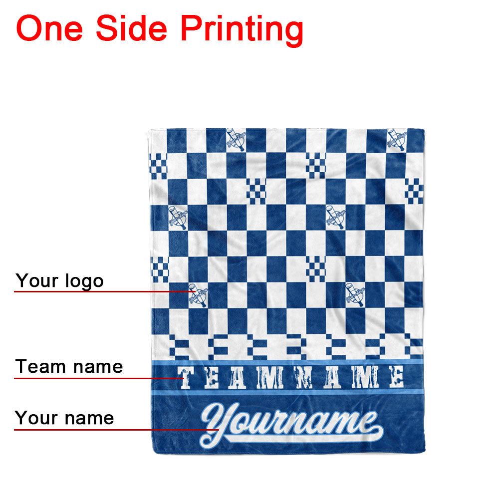 custom ultra-soft micro fleece blanket royal-white