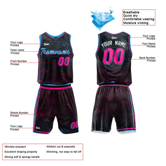Custom Reversible Basketball Suit for Adults and Kids Personalized Jersey