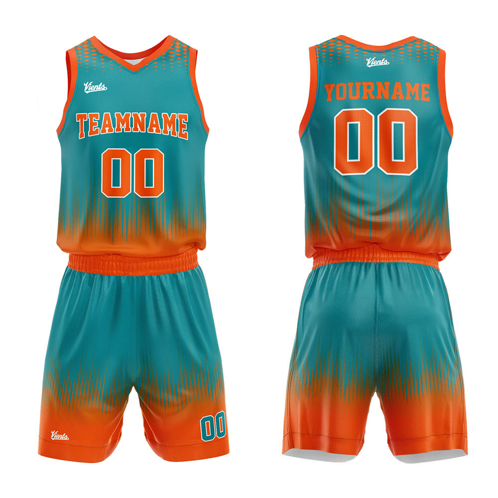 custom basketball suit for adults and kids personalized jersey teal