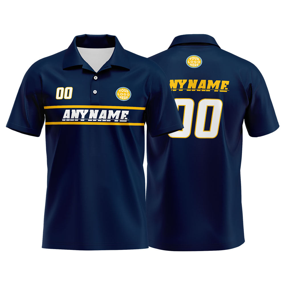 Custom Football Polo Shirts for Men, Women, and Kids Add Your Unique Logo&Text&Number Los Angeles