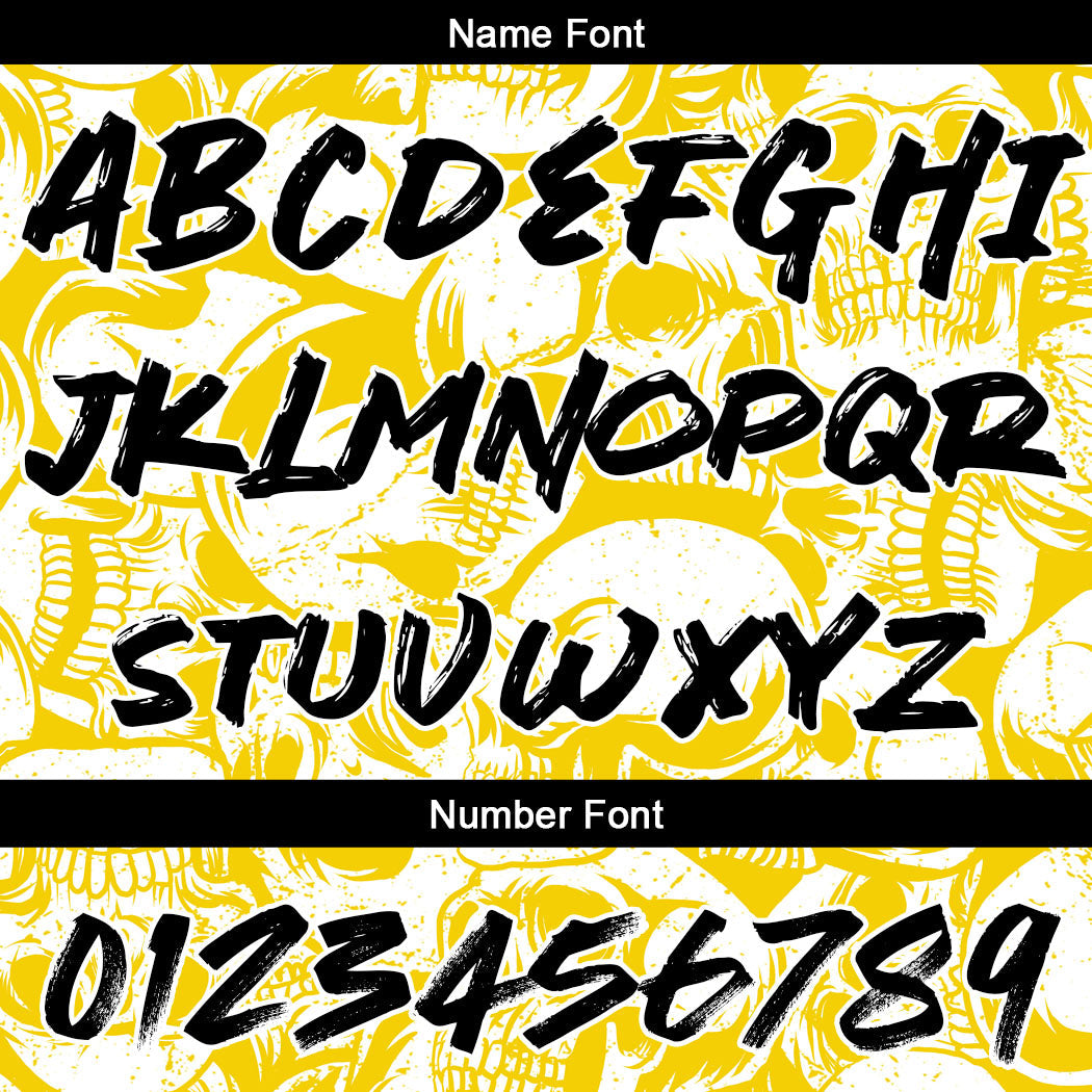 Custom Football Polo Shirts Add Your Unique Logo/Name/Number Yellow&White