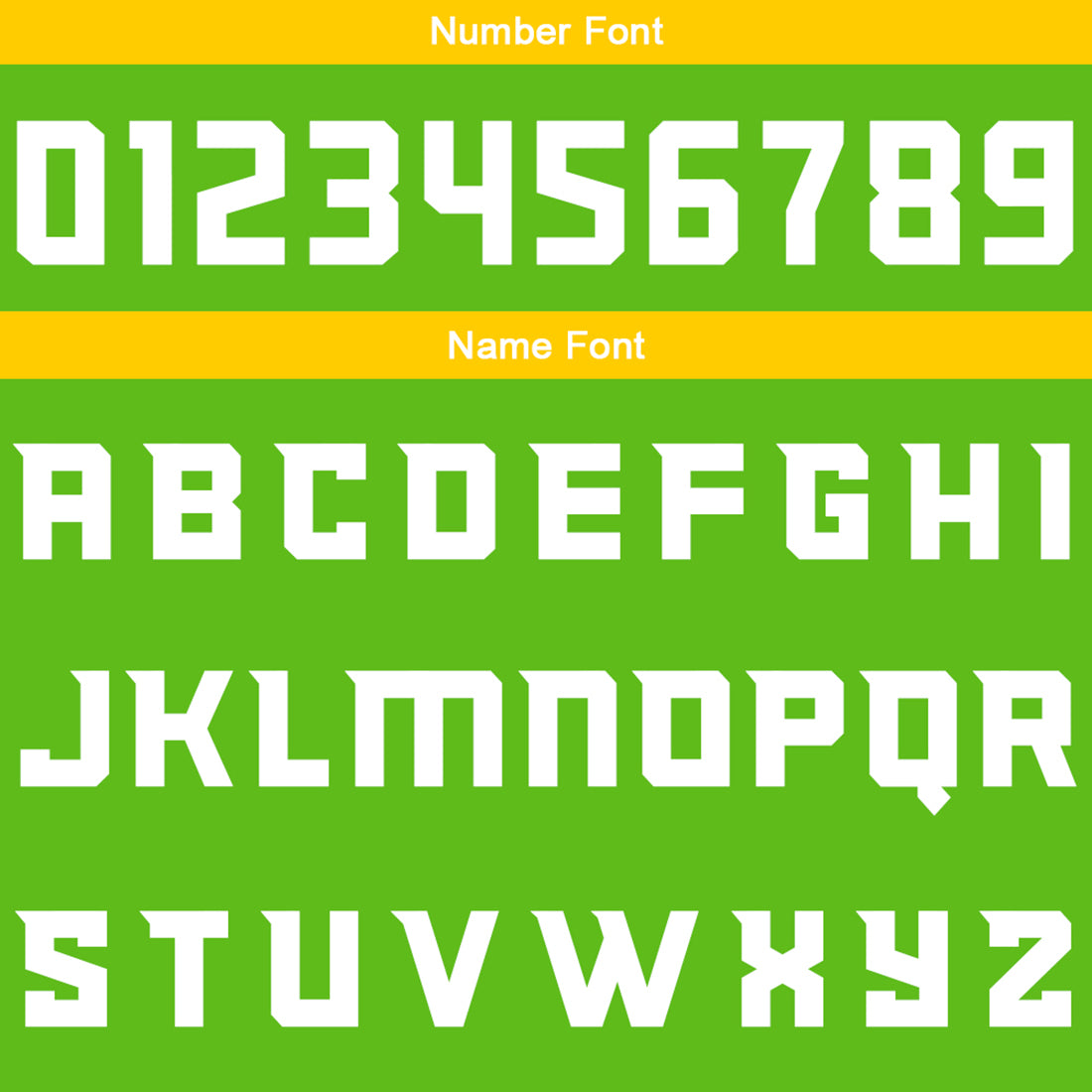 Custom Reversible Basketball Suit for Adults and Kids Personalized Jersey Green-Yellow