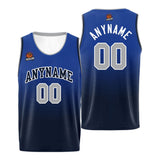 Custom Basketball Jersey Personalized Stitched Team Name Number Logo Royal&Navy