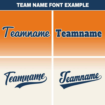 Custom Orange Off White Hip Hop Baseball Jersey Stitched Printed - Personalized Name Number Shirts #BB-0919-0079