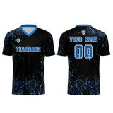 Custom Blue Uniform Jersey Kids Adults Personalized Set Jersey Shirt