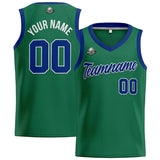 Custom Green Royal Basketball Jersey for Men Women Adult Youth Stitched Name Number Logo