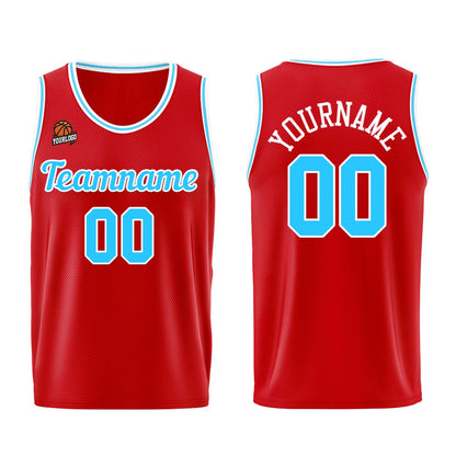 Custom Red Royal Basketball Jersey for Men Women Adult Youth Stitched Name Number Logo