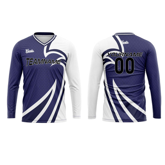 Custom Gray Blue Basketball Soccer Football Shooting Long T-Shirt for Adults and Kids