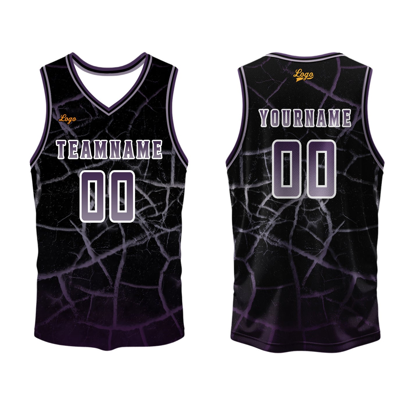 Custom Gray Violet Basketball Jersey Uniform Suit Printed Your Logo Name Number