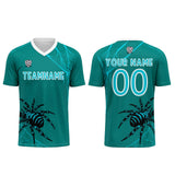 Custom Dark Green Soccer Uniform Jersey Kids Adults Personalized Set Jersey Shirt