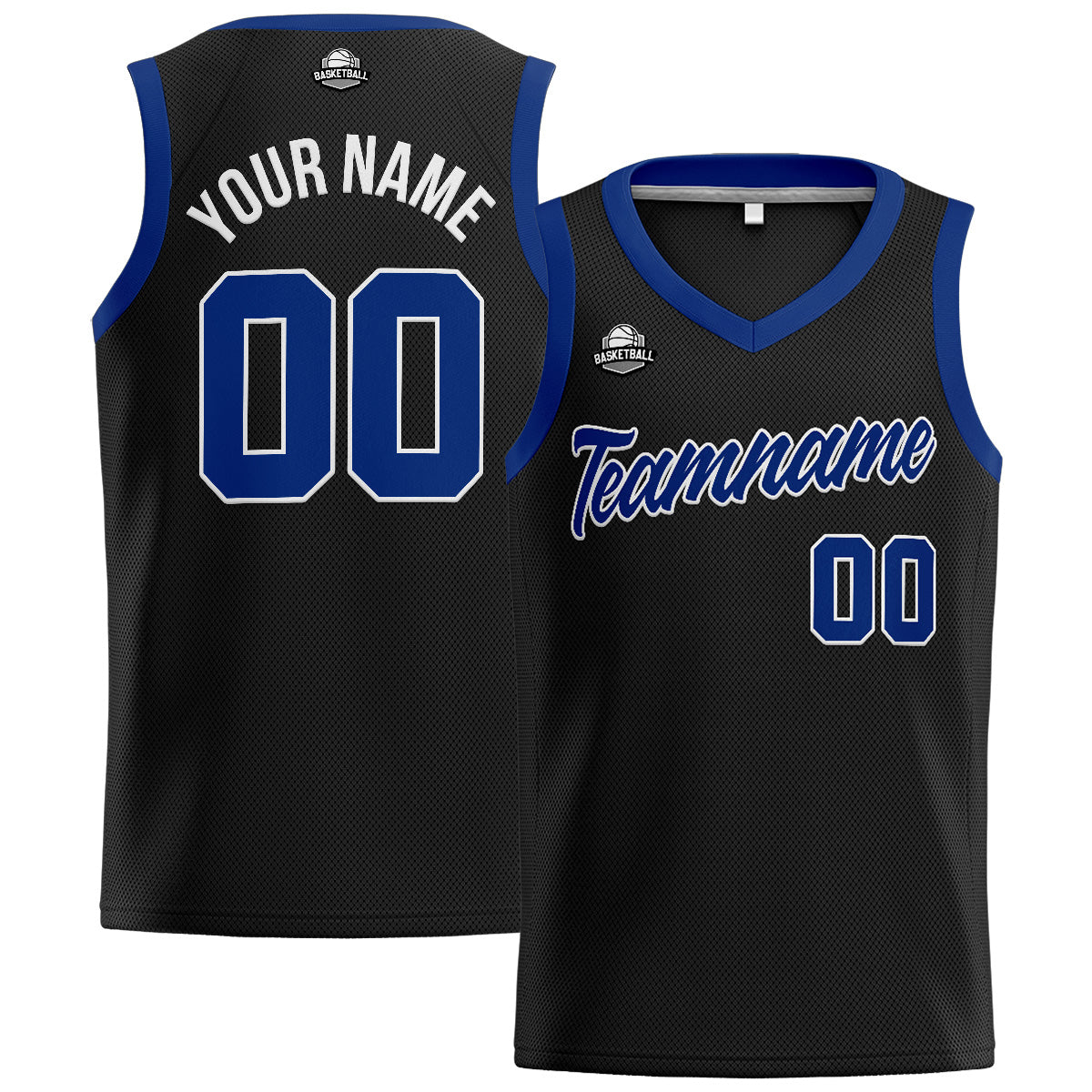 Custom Black Royal Basketball Jersey for Men Women Adult Youth Stitched Name Number Logo