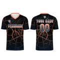 Custom Black Flesh Soccer Uniform Jersey Kids Adults Personalized Set Jersey Shirt