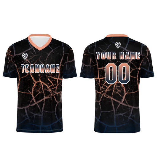 Custom Black Flesh Soccer Uniform Jersey Kids Adults Personalized Set Jersey Shirt