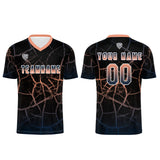 Custom Black Flesh Soccer Uniform Jersey Kids Adults Personalized Set Jersey Shirt