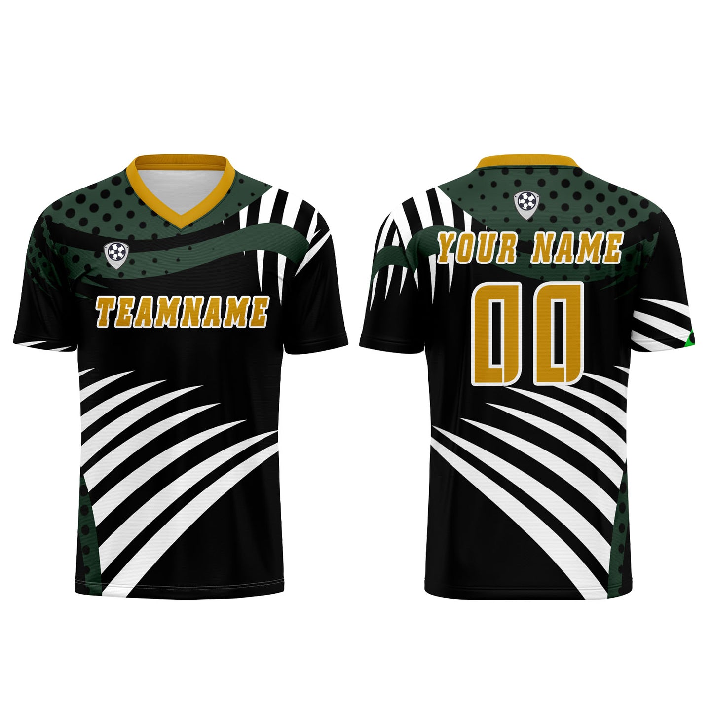 Custom Green Yellow Uniform Jersey Kids Adults Personalized Set Jersey Shirt