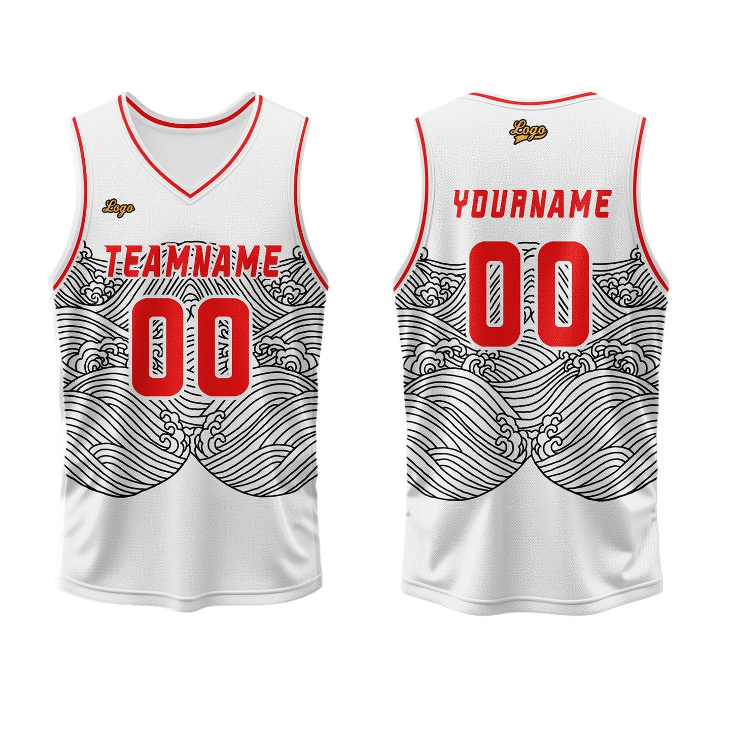 Custom White Black Basketball Jersey Uniform Suit Printed Your Logo Name Number
