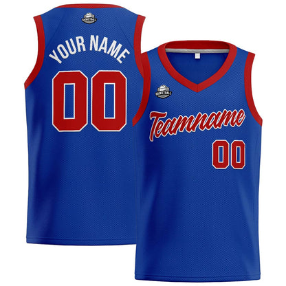 Custom Royal Red Basketball Jersey for Men Women Adult Youth Stitched Name Number Logo
