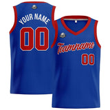 Custom Royal Red Basketball Jersey for Men Women Adult Youth Stitched Name Number Logo