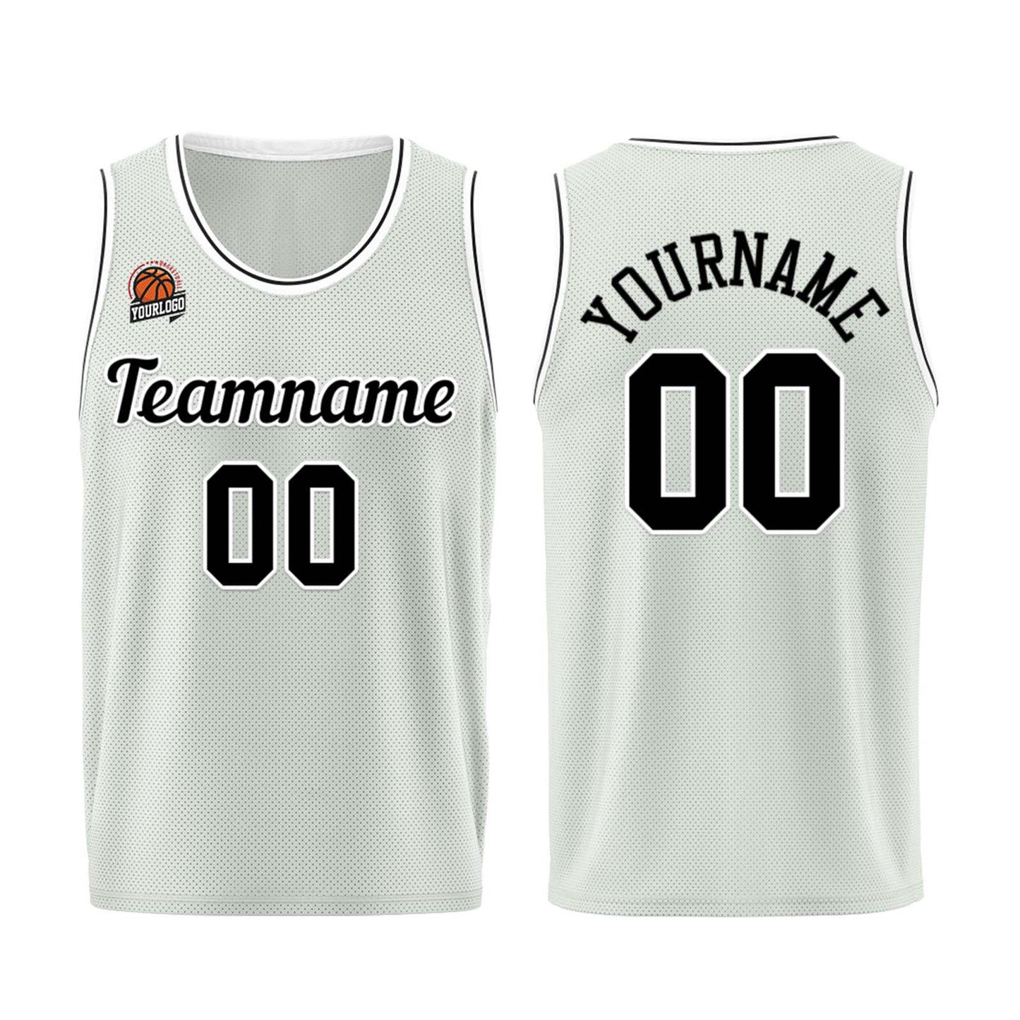 Custom Gray-Black Basketball Jersey for Men Women Adult Youth Stitched Name Number Logo