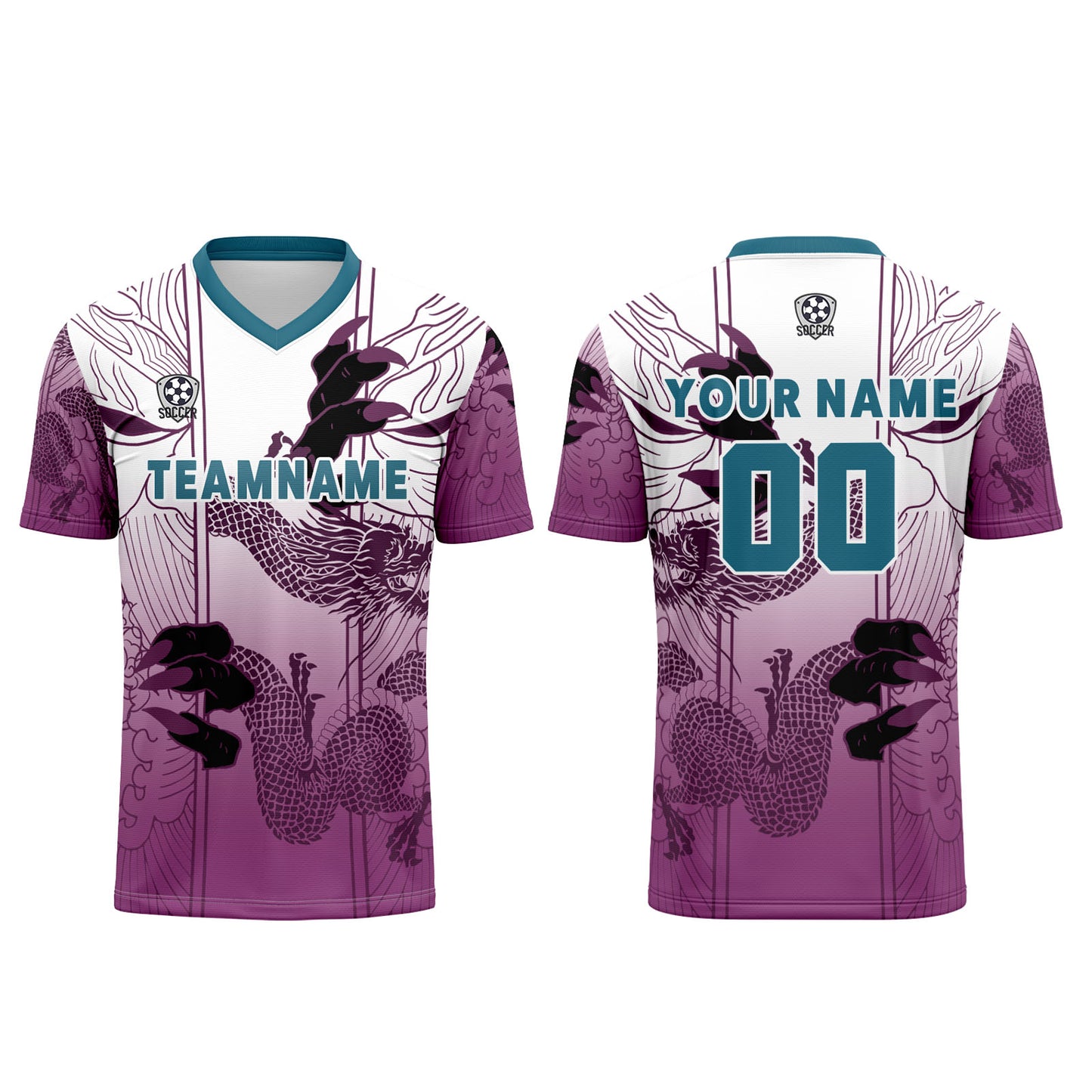 Custom Purple Blue Uniform Jersey Kids Adults Personalized Set Jersey Shirt