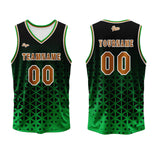 Custom Green Brown Basketball Jersey Uniform Suit Printed Your Logo Name Number