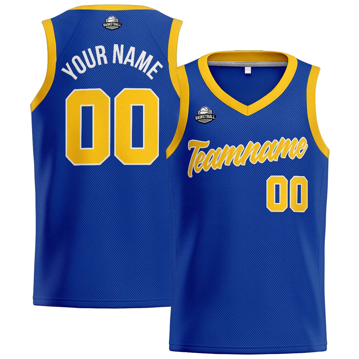 Custom Royal Yellow Basketball Jersey for Men Women Adult Youth Stitched Name Number Logo