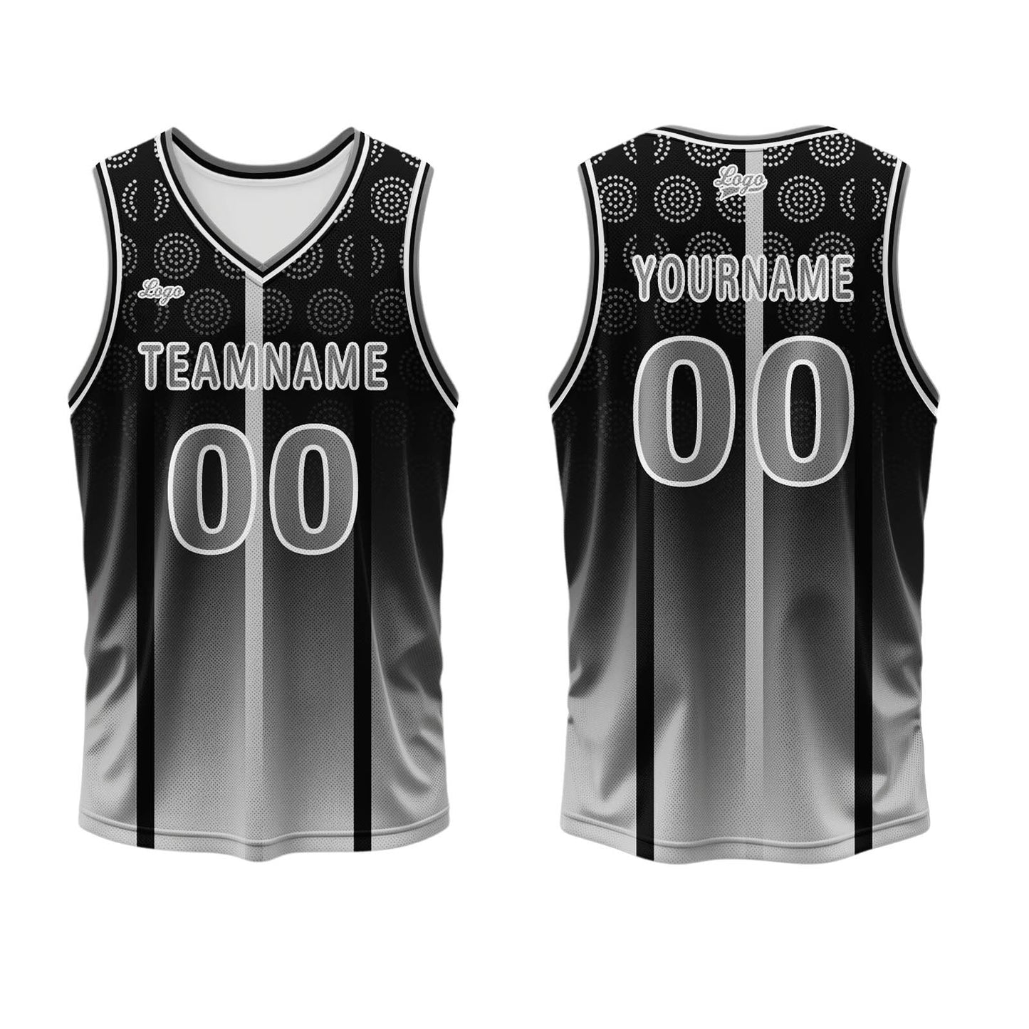 Custom Black Basketball Jersey Uniform Suit Printed Your Logo Name Number