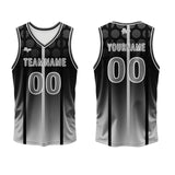 Custom Black Basketball Jersey Uniform Suit Printed Your Logo Name Number