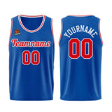 Custom Royal-Red Basketball Jersey for Men Women Adult Youth Stitched Name Number Logo