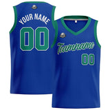 Custom Royal Green Basketball Jersey for Men Women Adult Youth Stitched Name Number Logo