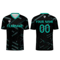 Custom Black Dark Green Soccer Uniform Jersey Kids Adults Personalized Set Jersey Shirt