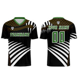 Custom Brown Green Uniform Jersey Kids Adults Personalized Set Jersey Shirt
