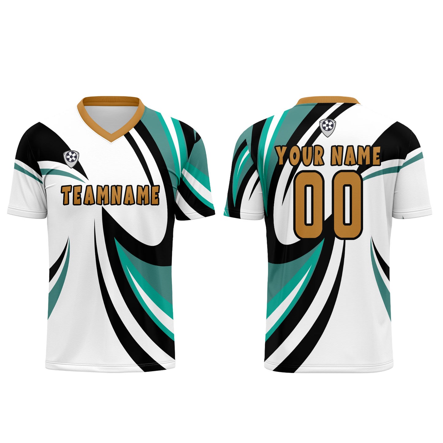 Custom White Teal Uniform Jersey Kids Adults Personalized Set Jersey Shirt