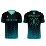 Custom Green Uniform Jersey Kids Adults Personalized Set Jersey Shirt