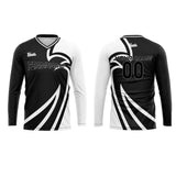 Custom Black Basketball Soccer Football Shooting Long T-Shirt for Adults and Kids