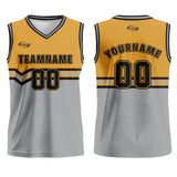 Custom Orange Grey Black Basketball Jersey Uniform Suit Printed Your Logo Name Number