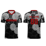 Custom Red Ash Uniform Jersey Kids Adults Personalized Set Jersey Shirt