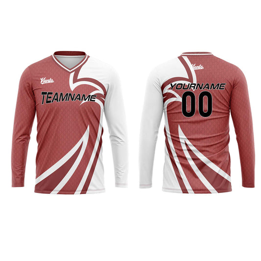 Custom Meat Powder Basketball Soccer Football Shooting Long T-Shirt for Adults and Kids