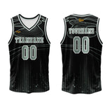 Custom Black Aqua Basketball Jersey Uniform Suit Printed Your Logo Name Number
