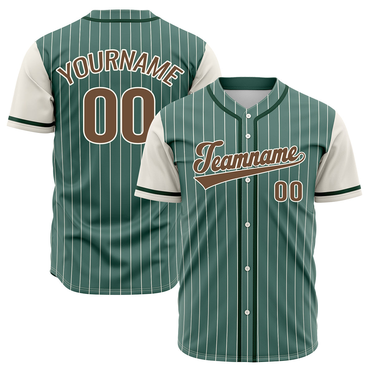 Custom Green Off White Hip Hop Baseball Jersey Stitched Printed - Personalized Name Number Shirts #BB-0919-0064