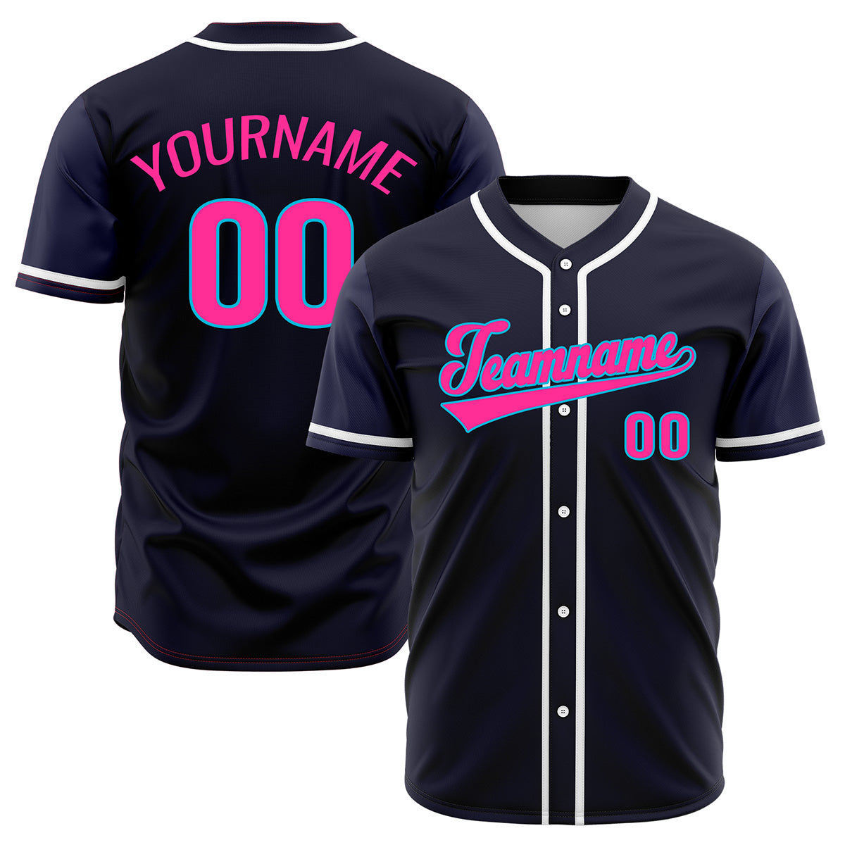 Custom Black Hip Hop Baseball Jersey Stitched Printed - Personalized Name Number Shirts #BB-0919-0041