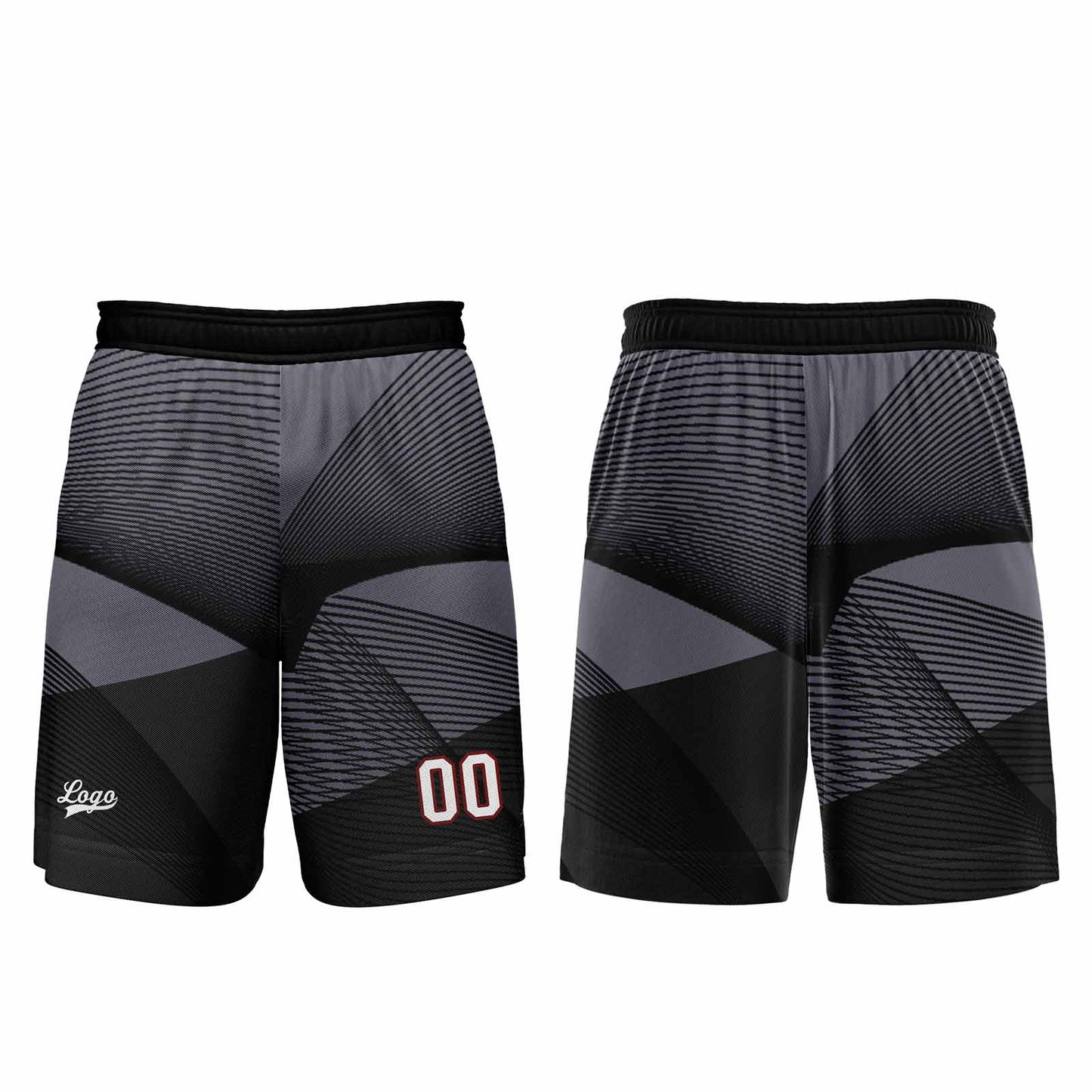 Custom Black Basketball Jersey Uniform Suit Printed Your Logo Name Number