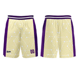 Custom Purple Yellow Basketball Soccer Football Shooting Long T-Shirt for Adults and Kids