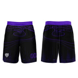 Custom Black Purple Soccer Uniform Jersey Kids Adults Personalized Set Jersey Shirt