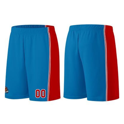 Custom Blue-Red Basketball Jersey for Men Women Adult Youth Stitched Name Number Logo