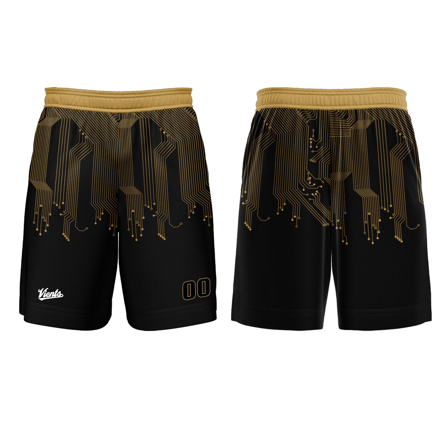 Custom Black Gold Basketball Soccer Football Shooting Long T-Shirt for Adults and Kids