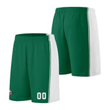 Custom Green White Basketball Jersey for Men Women Adult Youth Stitched Name Number Logo