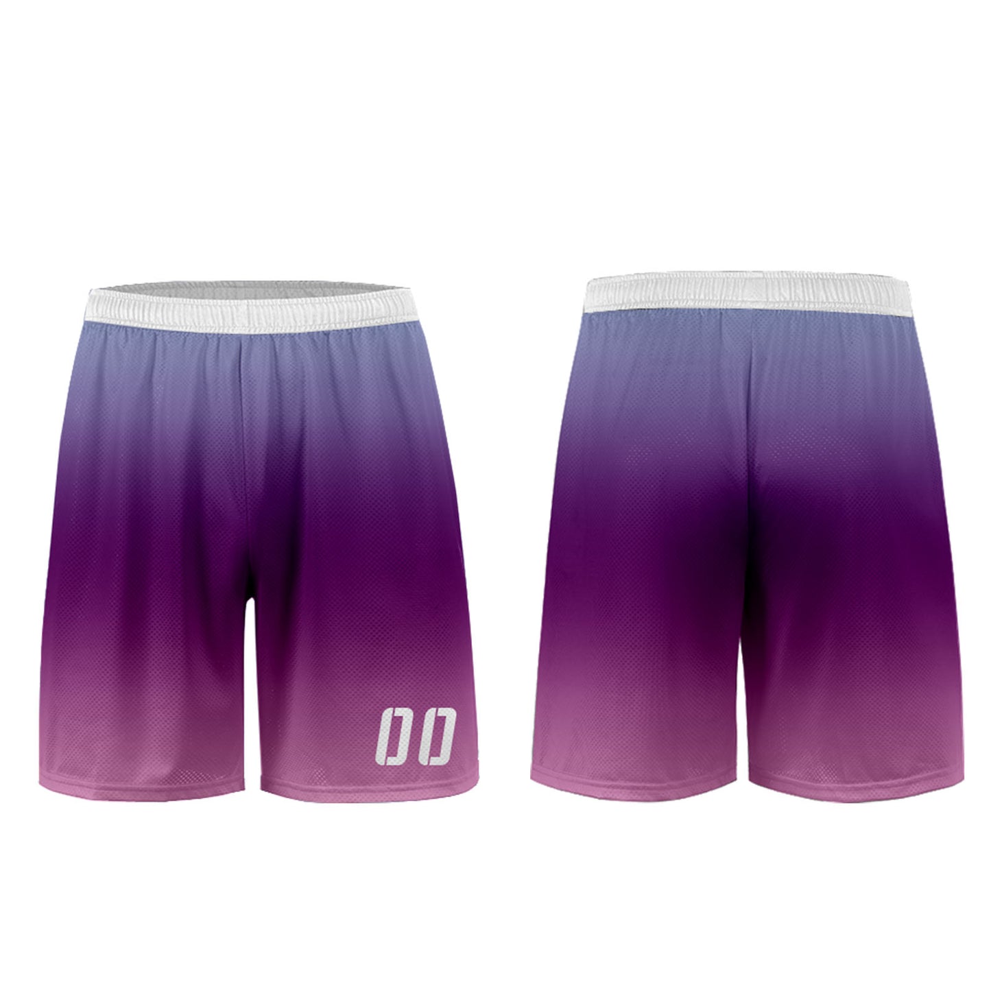 Custom Blue Purple Pink Uniform Jersey Kids Adults Personalized Set Jersey Shirt